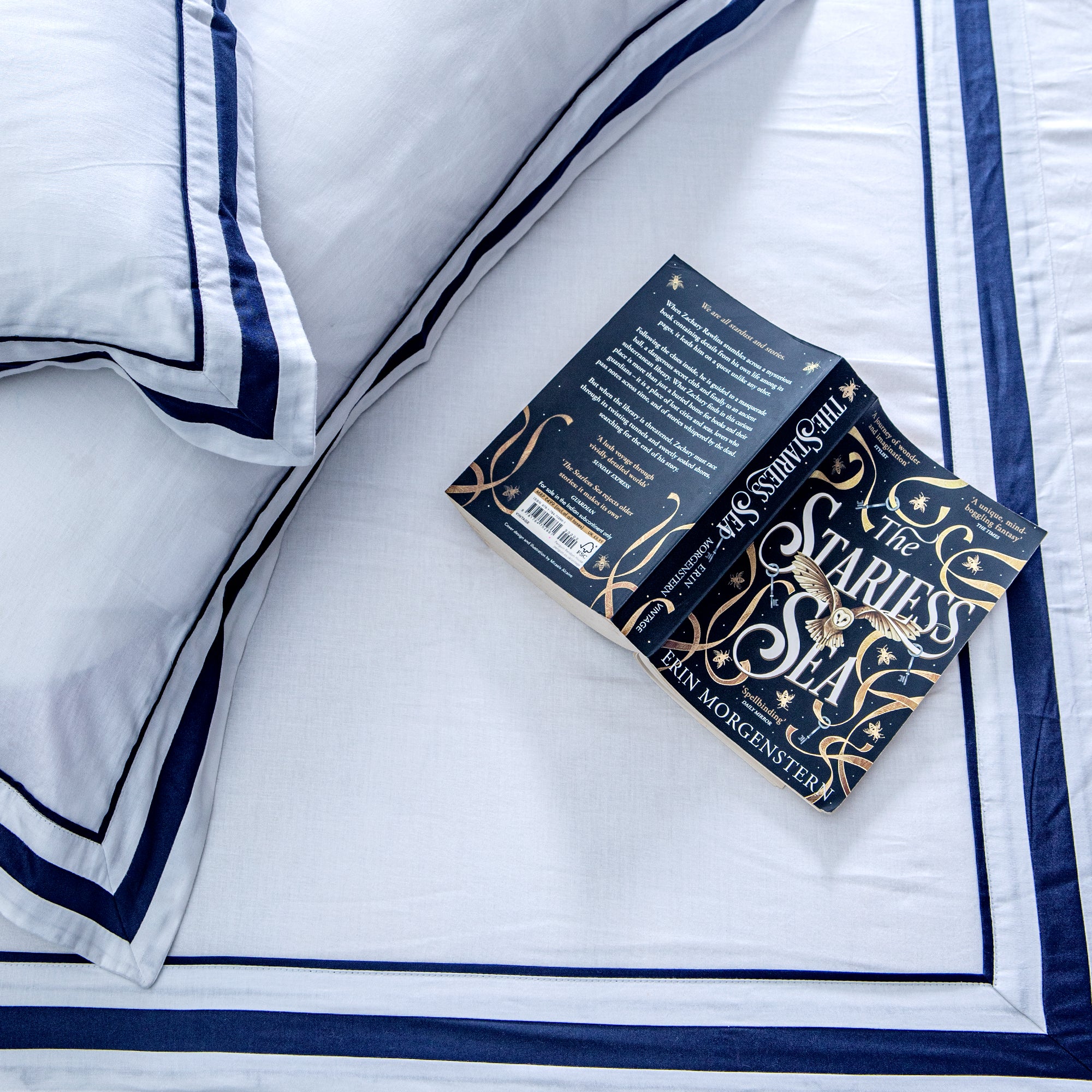 The Royal Brilliance - Super King Size Fitted Cotton Bedsheet with two matching pillow covers