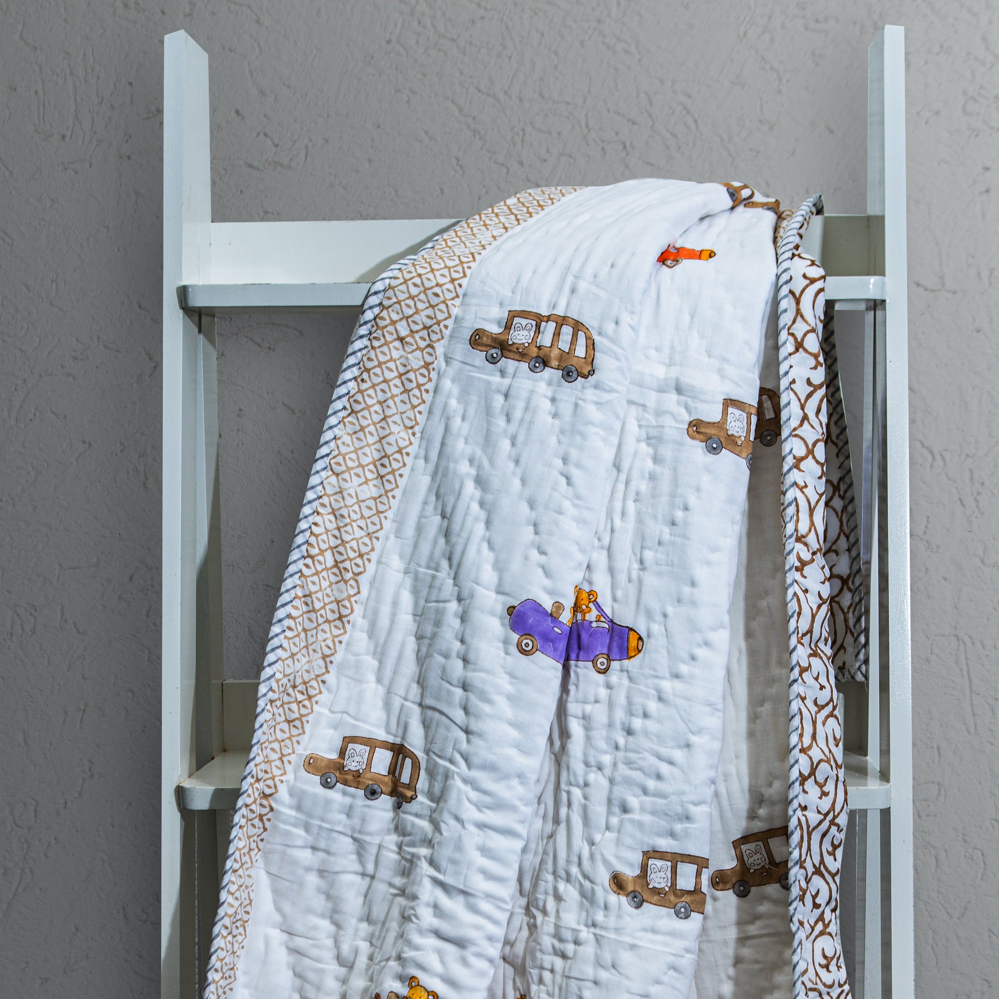 Take me Away Muslin Baby Quilt