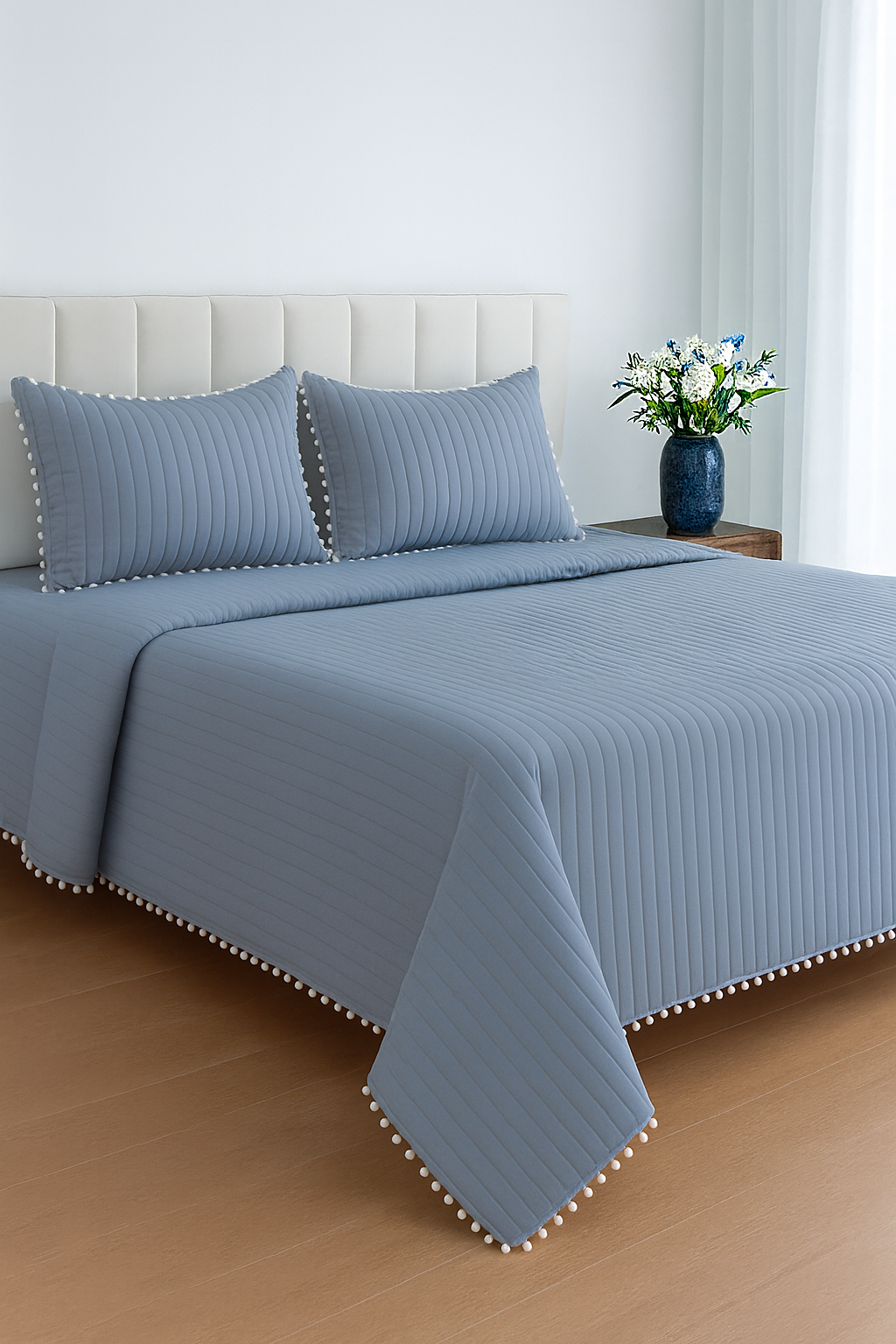 Supreme Elegance - Cotton bedcover with two matching pillow covers