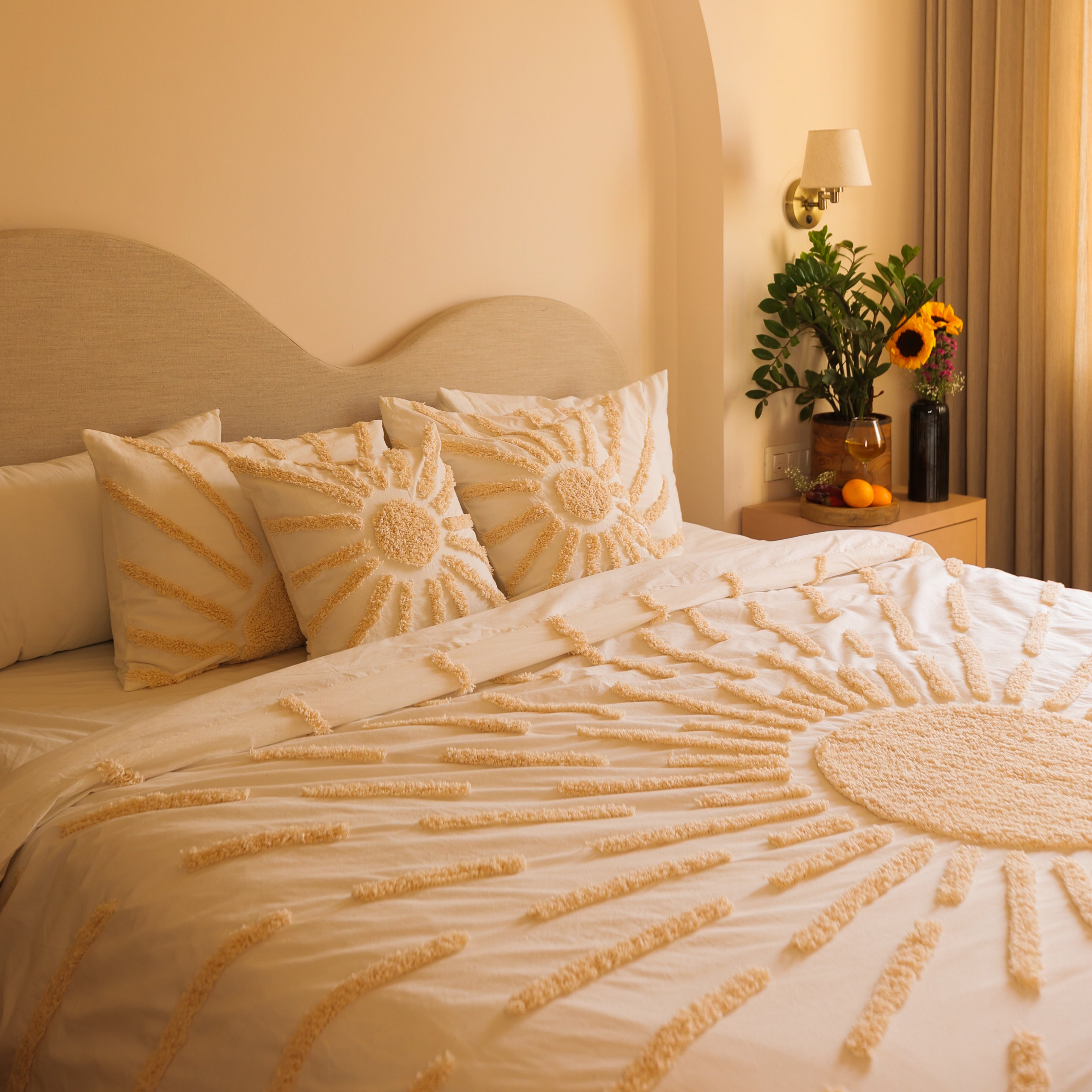 The Golden Sun Cotton Duvet Cover