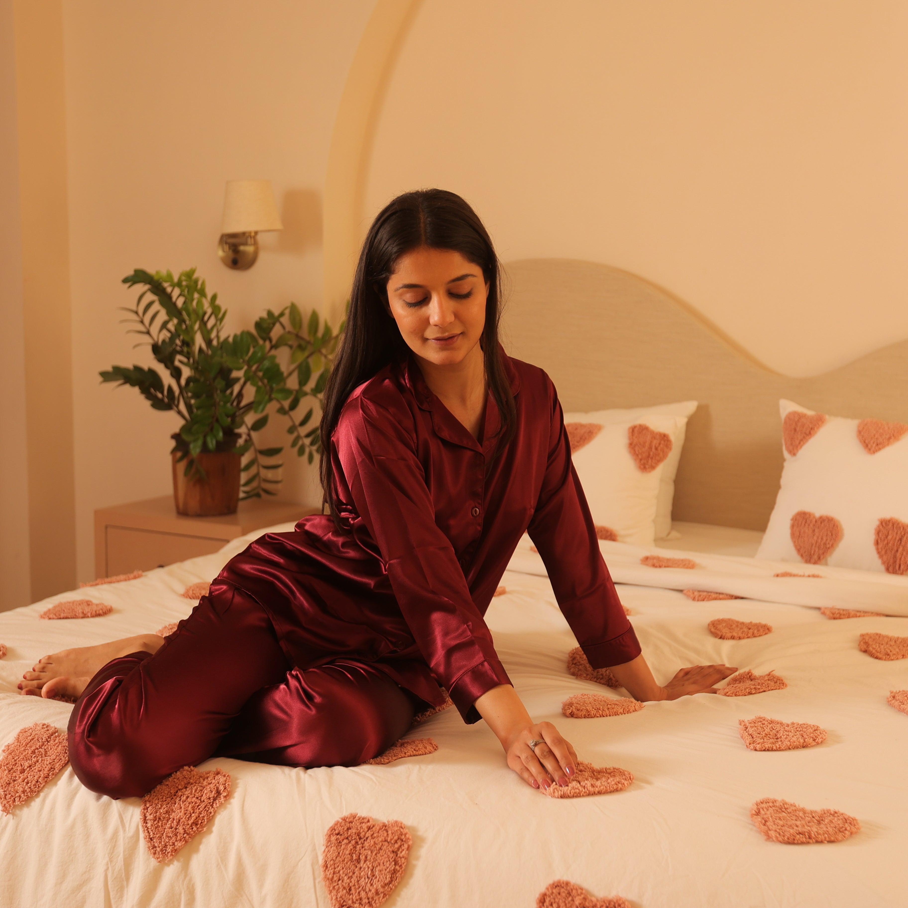 The Pink Hearts Pure Cotton Bedding