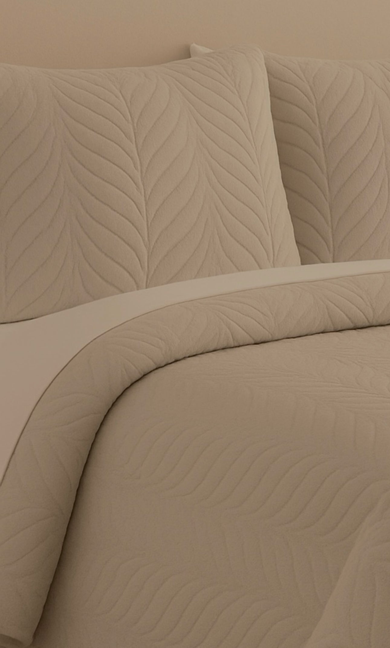 Warm Glow Cotton Bedcover with two matching pillow covers
