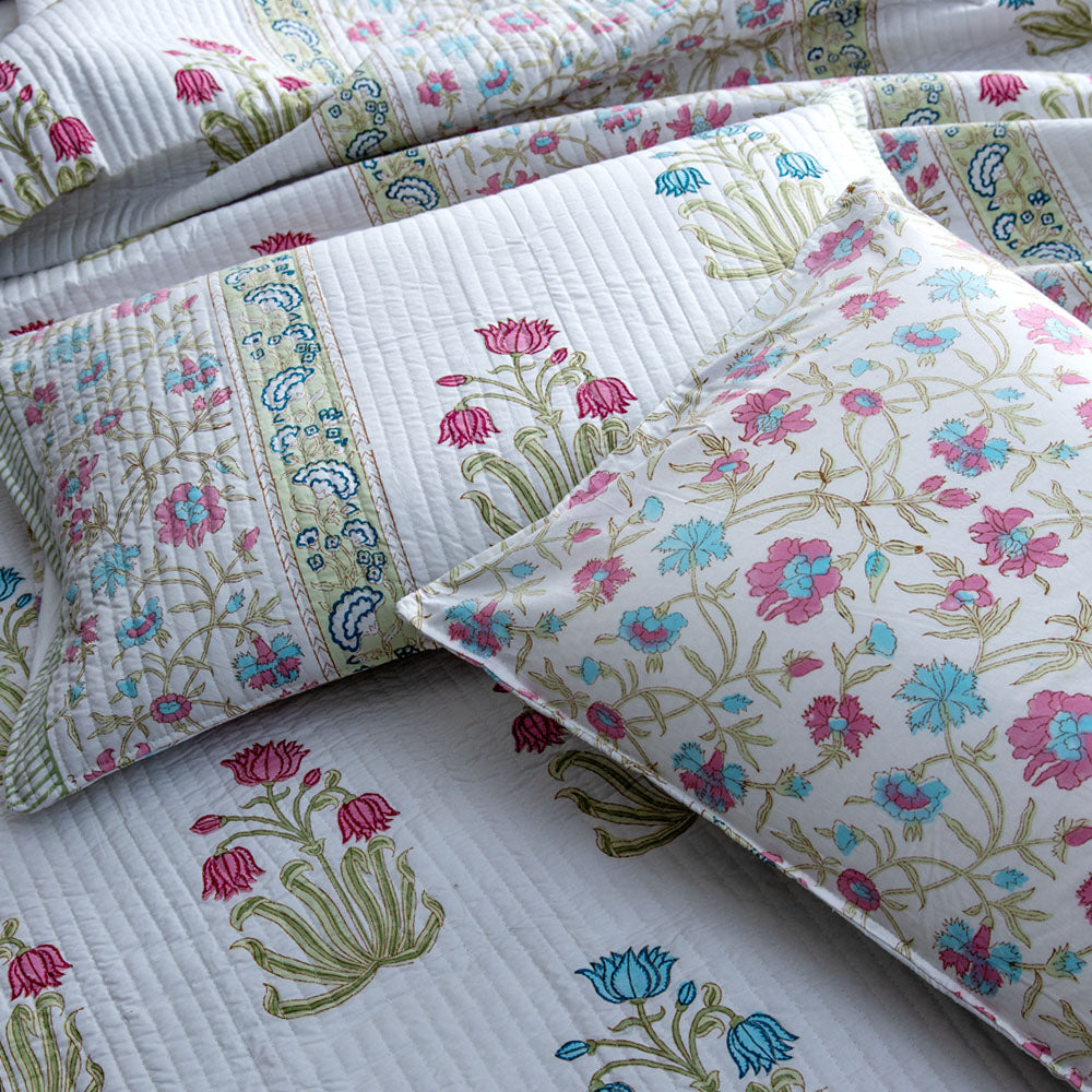 Regal Symphony- Pure Cotton Bedcover with two matching pillow covers