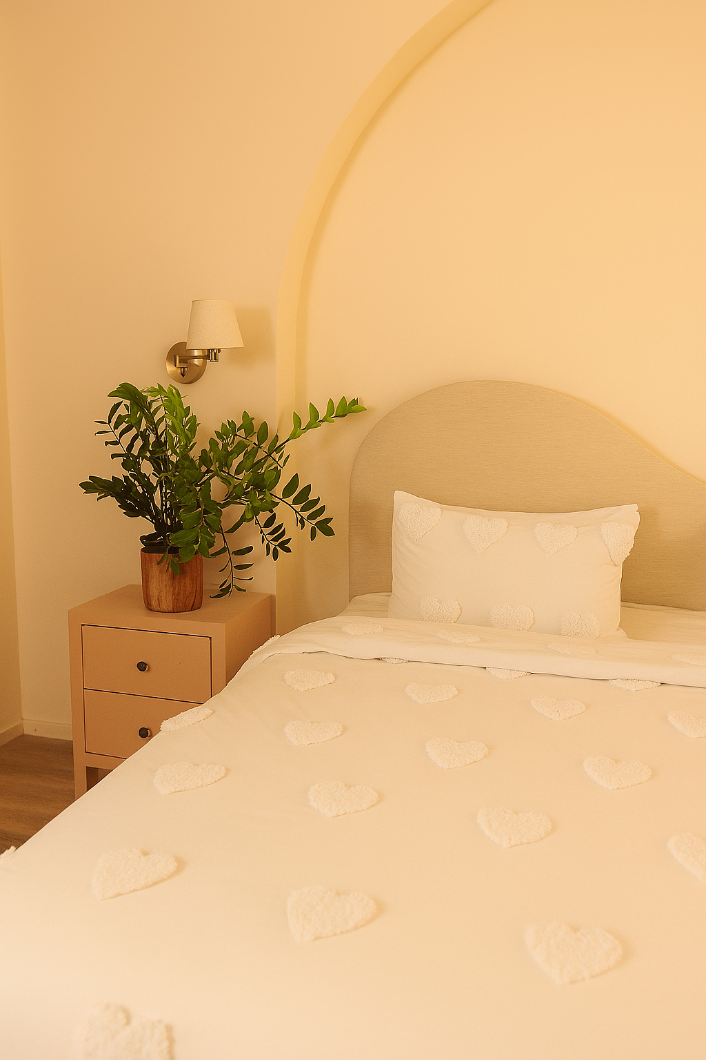 Cloud Full of Hearts Pure Cotton Bedding