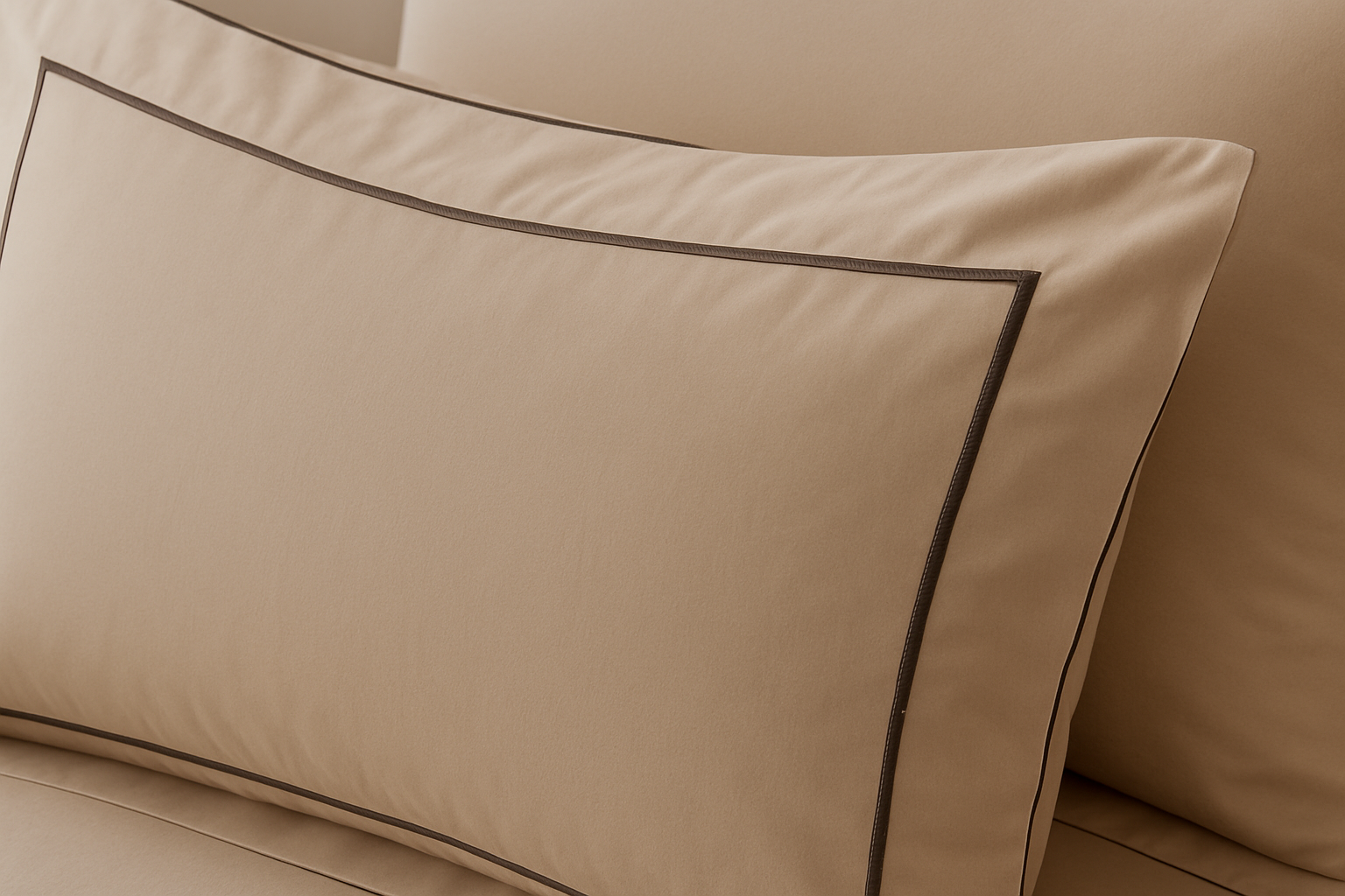 Soft Flair Border 600TC Super King Size Cotton Bedsheet with matching pillow covers
