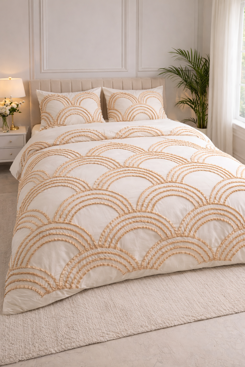 The Heritage Frill Ruffled Bedding Set